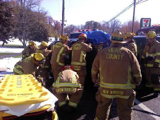 MVC with entrapment. Rt.31/Church St., New Windsor (Station 10)
